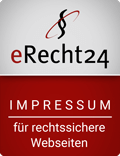 eRecht24 Siegel für rechtssichere Webseiten - Impressum