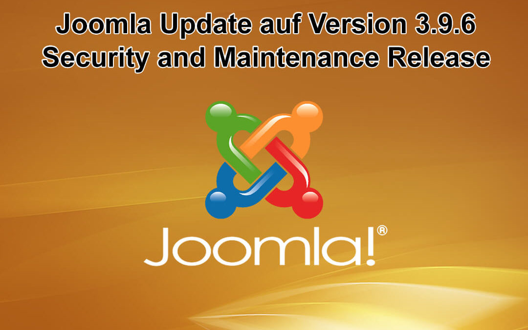 Joomla Update auf Version 3.9.6 erschienen
