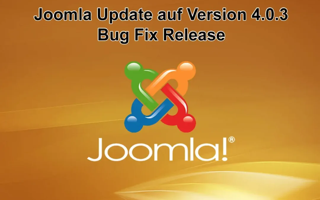 Joomla Update auf Version 4.0.3 erschienen