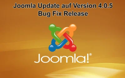Joomla Update auf Version 4.0.5 erschienen