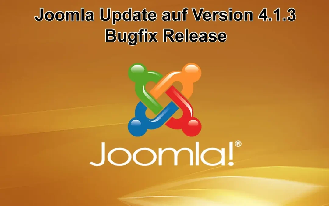 Joomla Update auf Version 4.1.3 erschienen