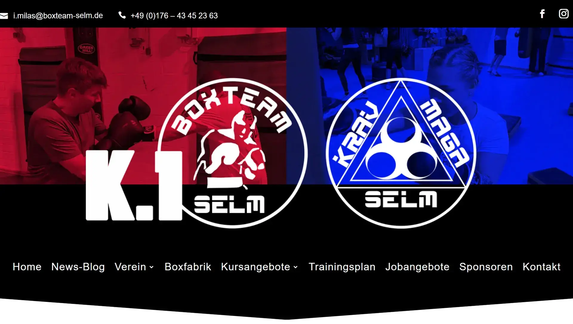 K.1-Boxteam Selm e.V. - Website August 2022 - Header