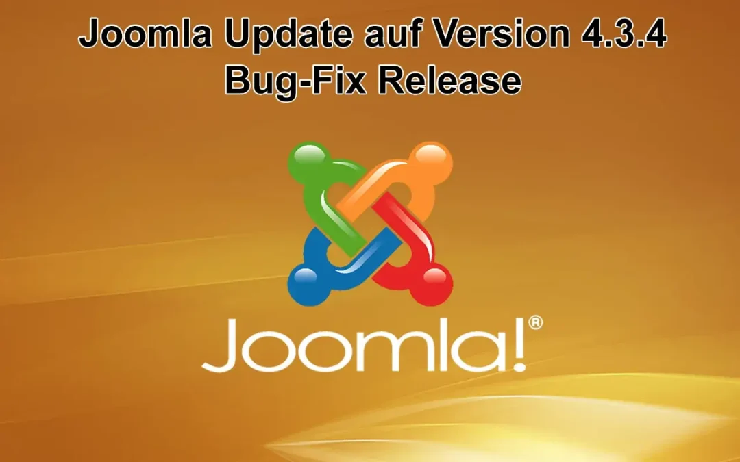 Joomla Update auf Version 4.3.4 erschienen