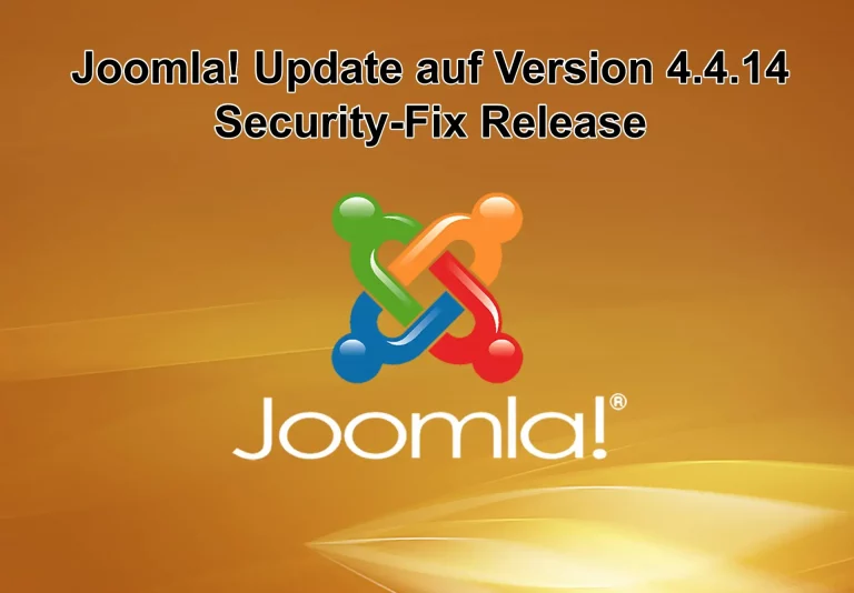 Joomla!-Update auf Version 4.4.14 am 30 September 2025 erschienen - Recurity Release