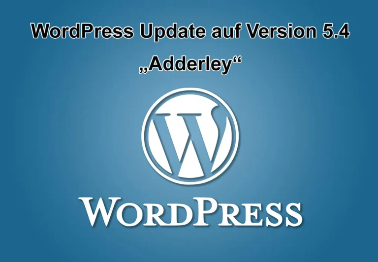 WordPress-Update auf Version 5.4 „Adderley“ erschienen