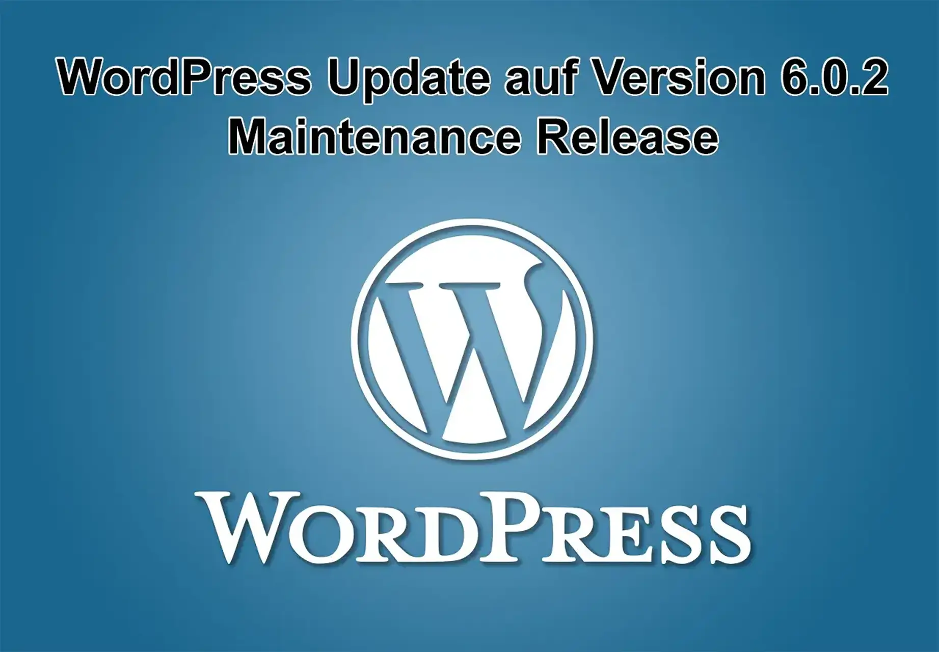 WordPress-Update auf Version 6.0.2 am 30. August 2022 erschienen - Maintenance Release