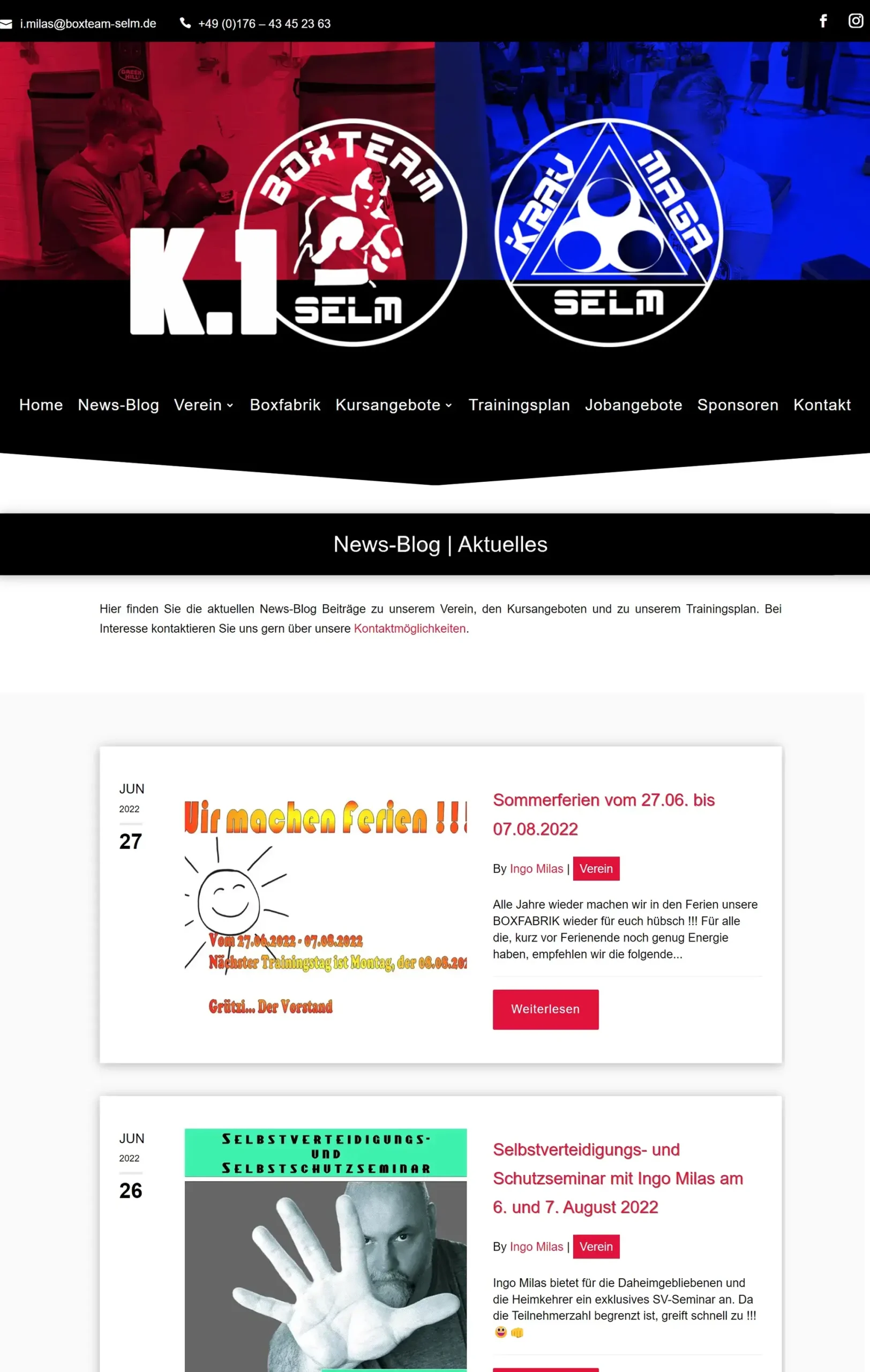 K.1-Boxteam Selm e.V. - Blog-News