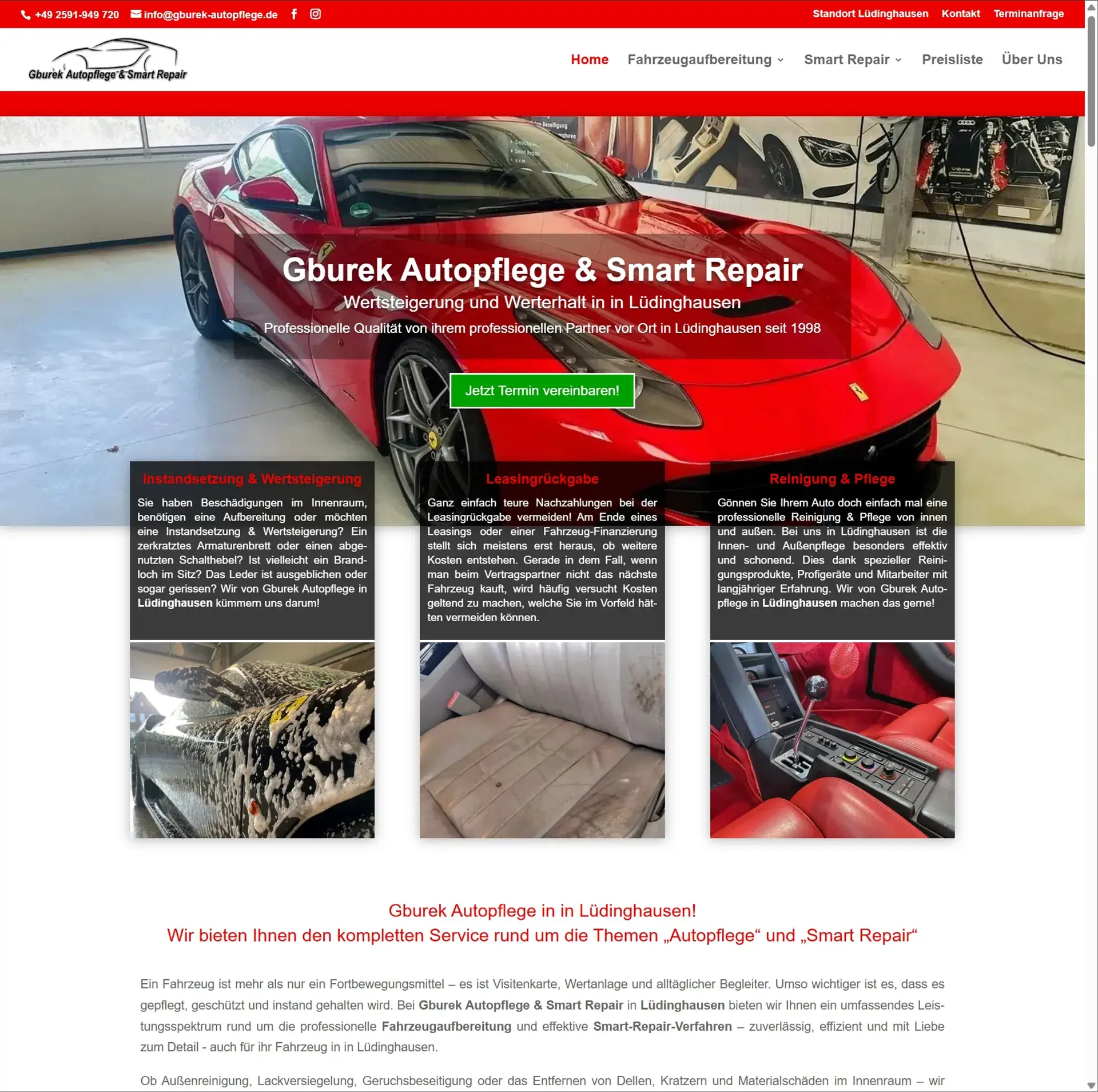 Gburek Autopflege & Smart Repair Lüdinghausen – Beitragsbild Gburek Autopflege & Smart Repair Lüdinghausen - Beitragsbild