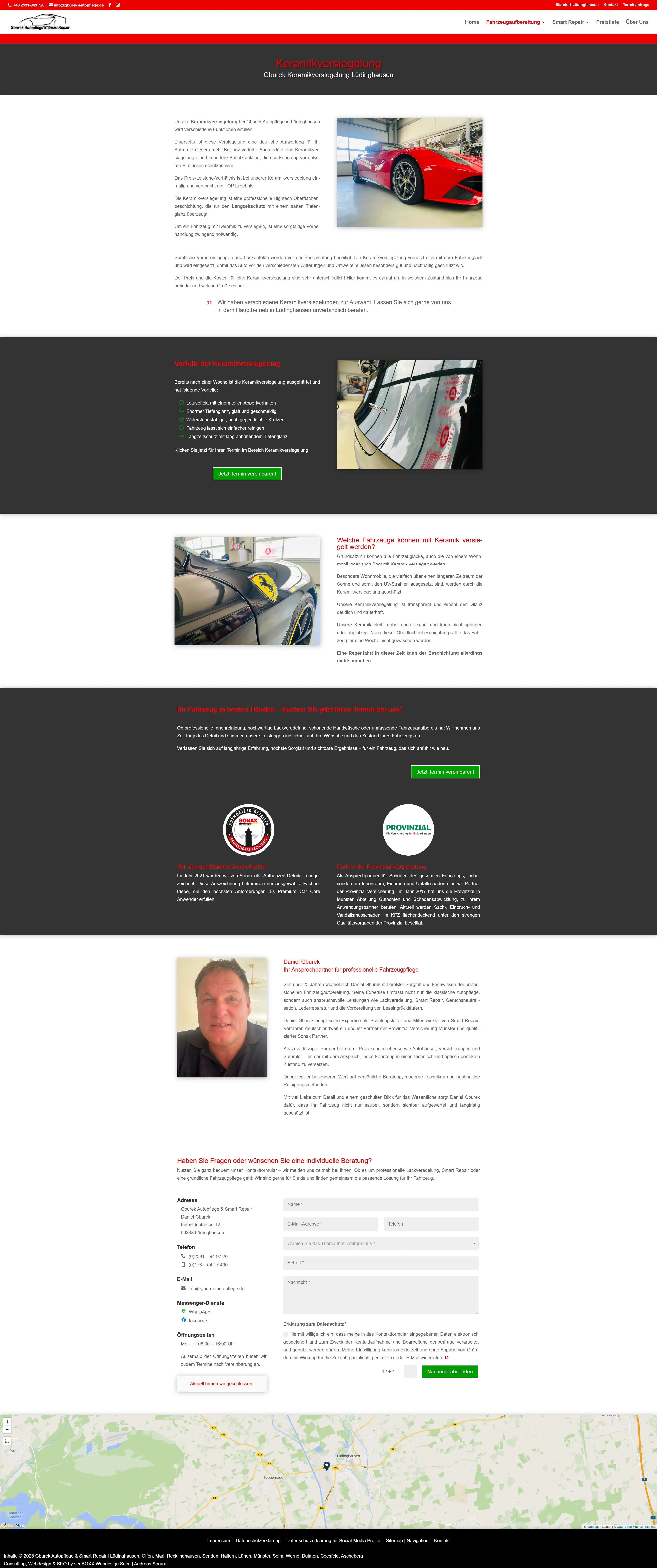 Keramikversiegelung - Gburek Autopflege & Smart Repair