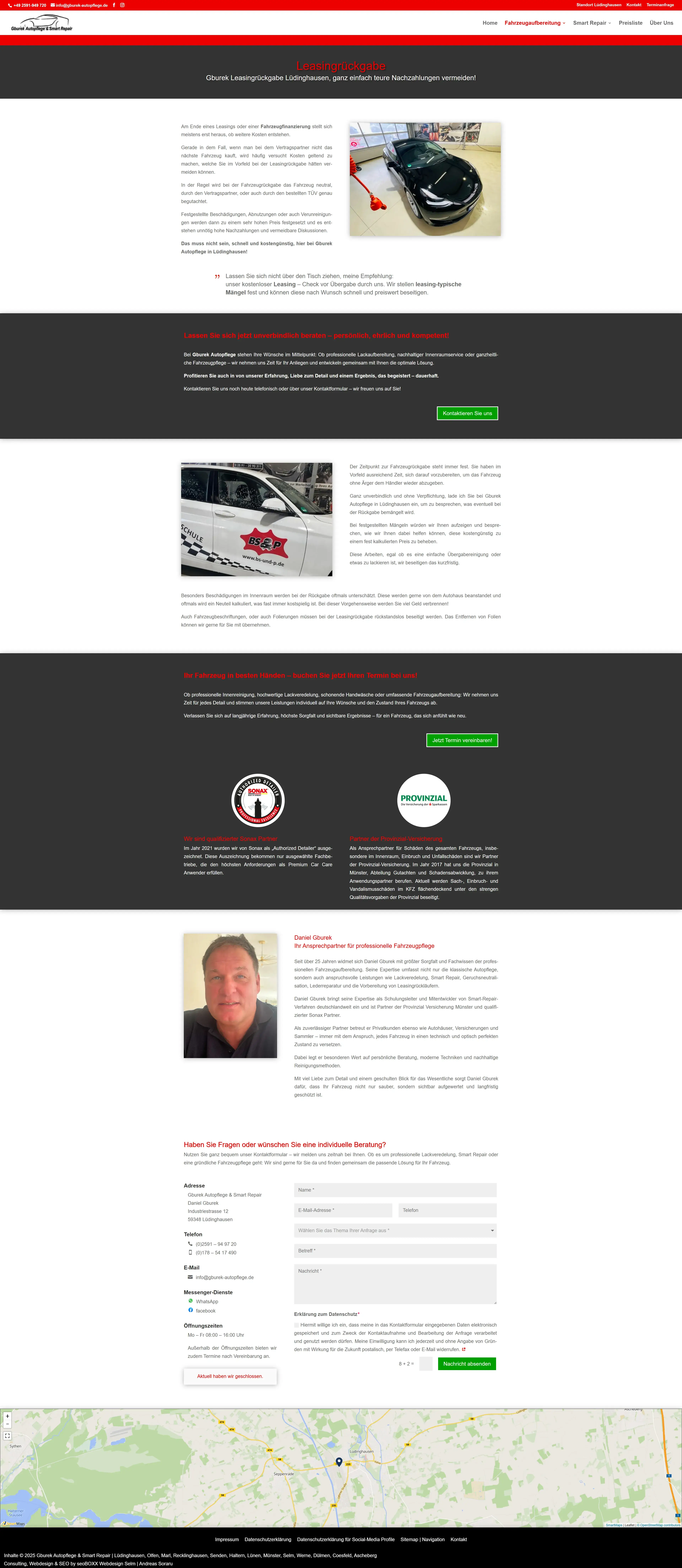 Leasingrückgabe - Gburek Autopflege & Smart Repair