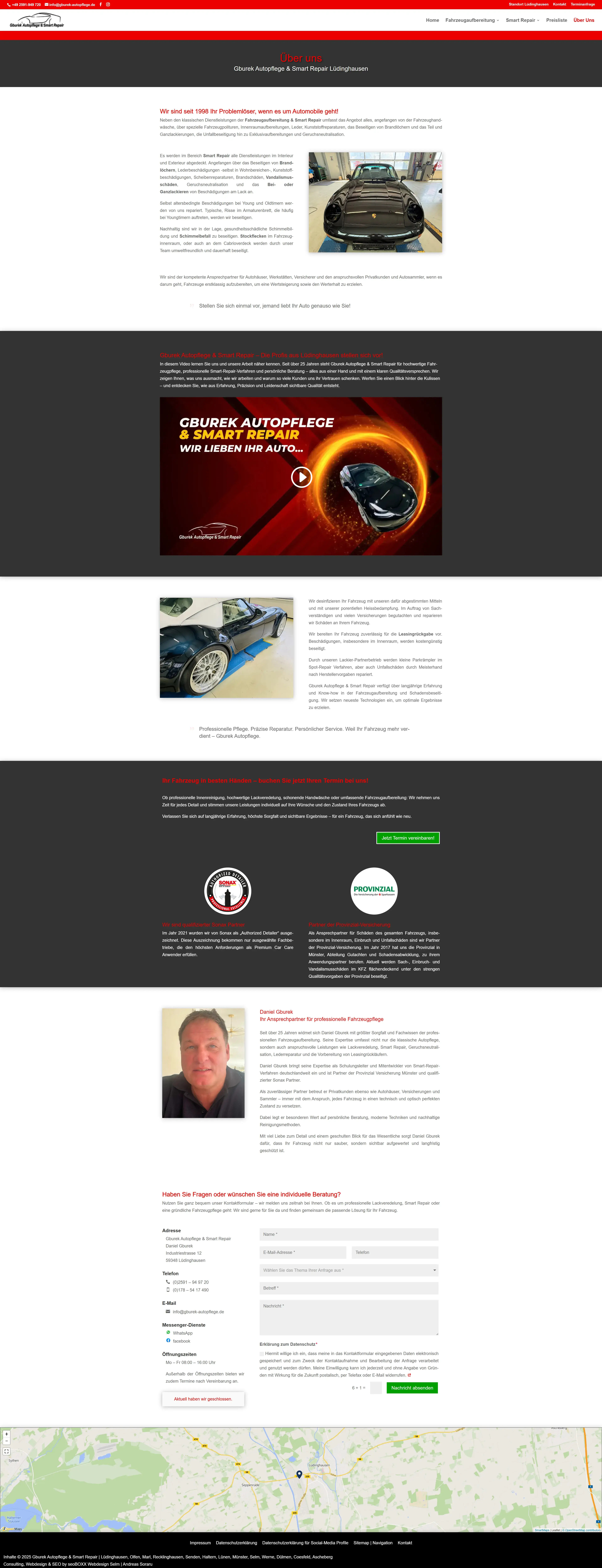 Über Gburek Autopflege & Smart Repair - Gburek Autopflege & Smart Repair