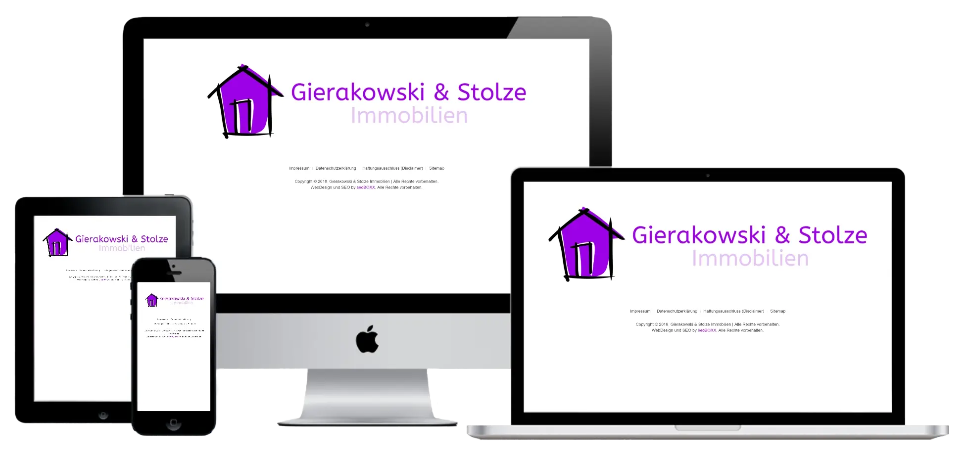 Gierakowski Stolze Immobilien - MockUp