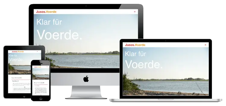 Jusos Voerde - SPD Voerde - MockUp