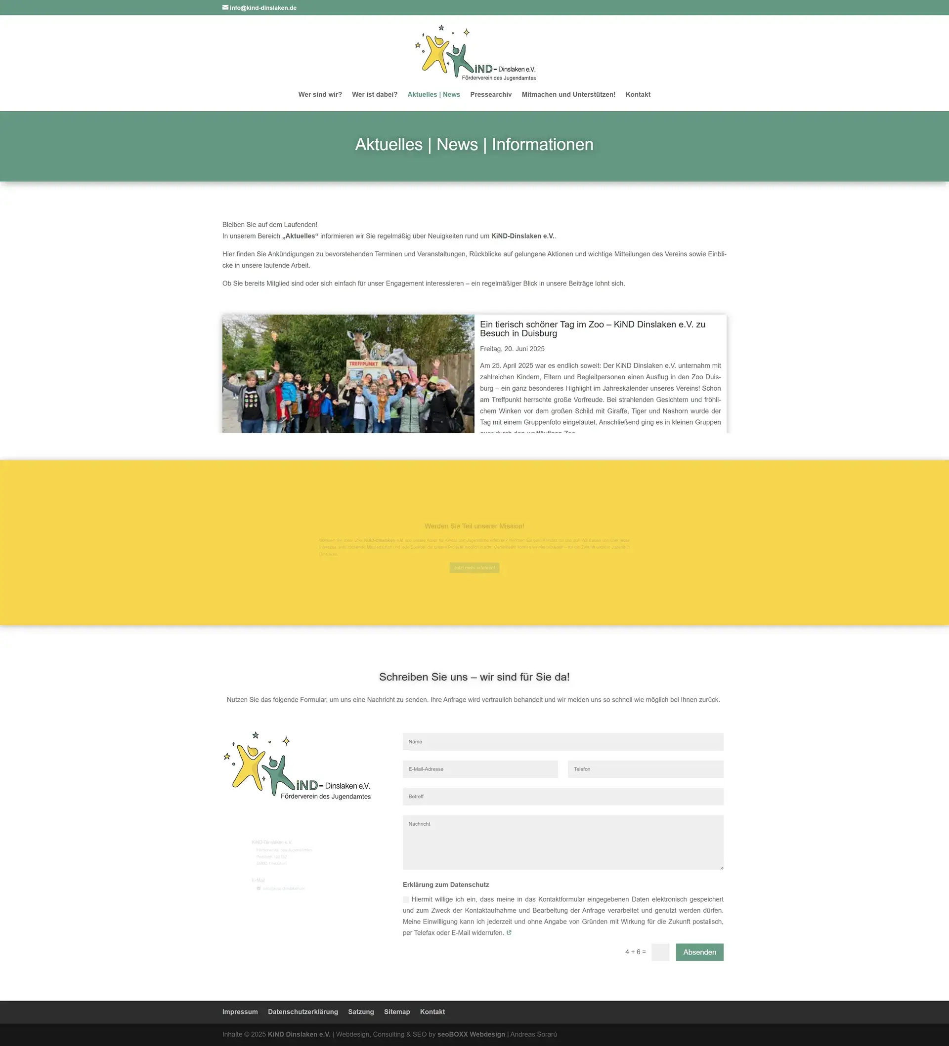 Aktuelles I News I KiND - Dinslaken e.V.