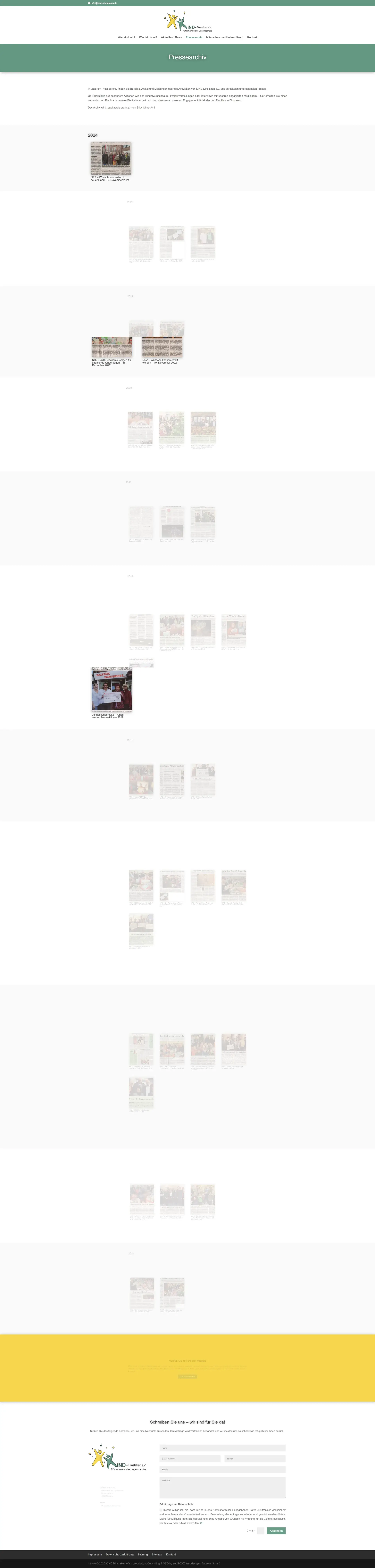 Pressearchiv I KiND - Dinslaken e.V.