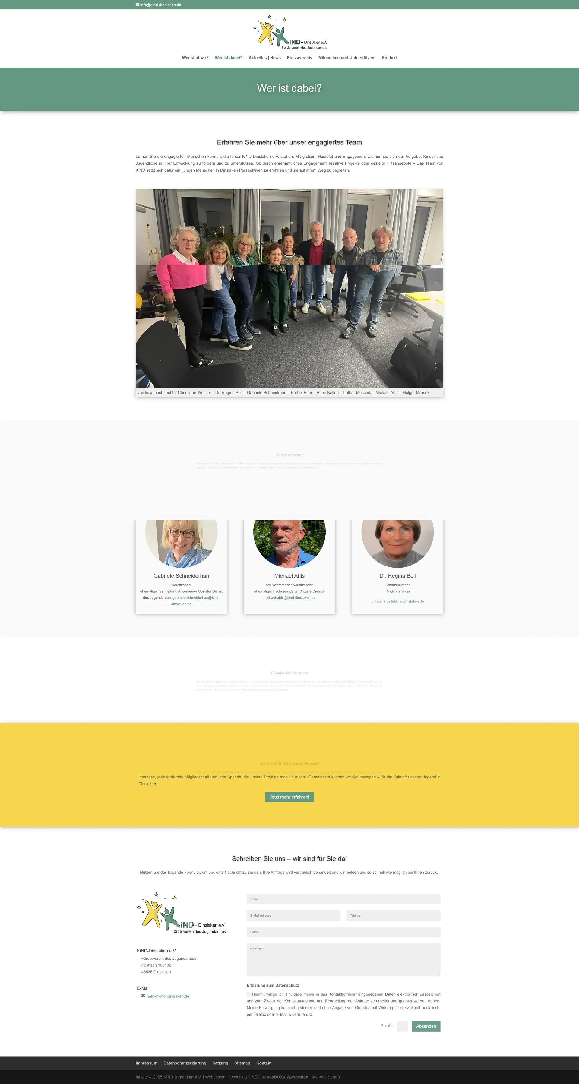 Wer ist dabei I KiND - Dinslaken e.V.