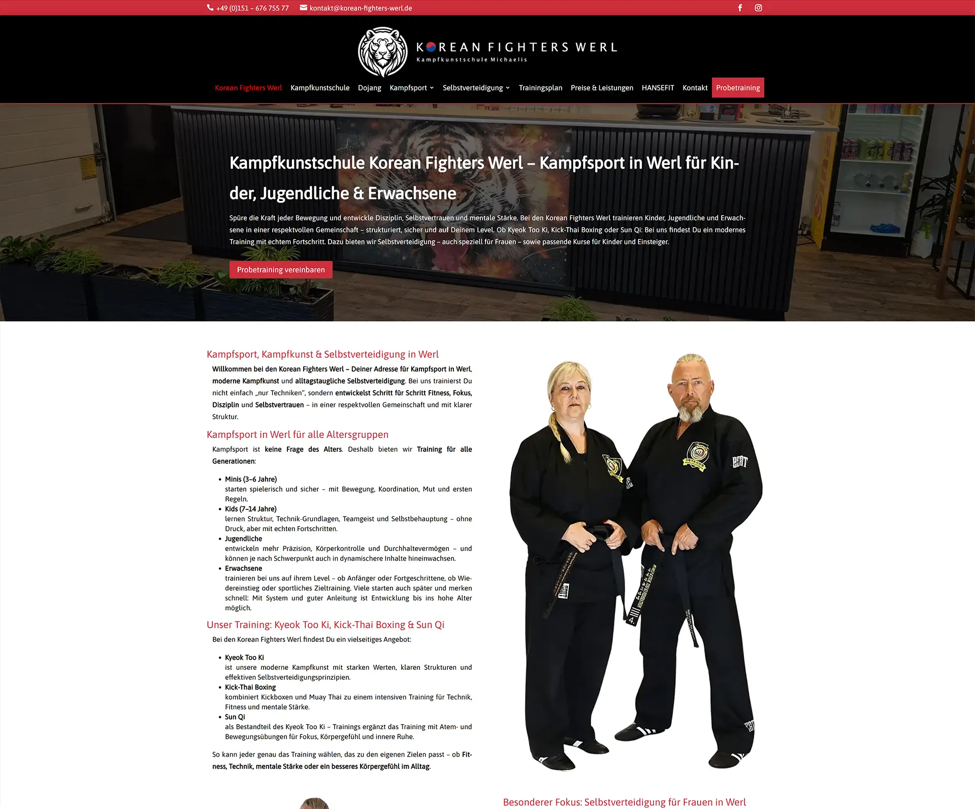 Kampfkunstschuke Korean Fighters Werl - Beitragsbild