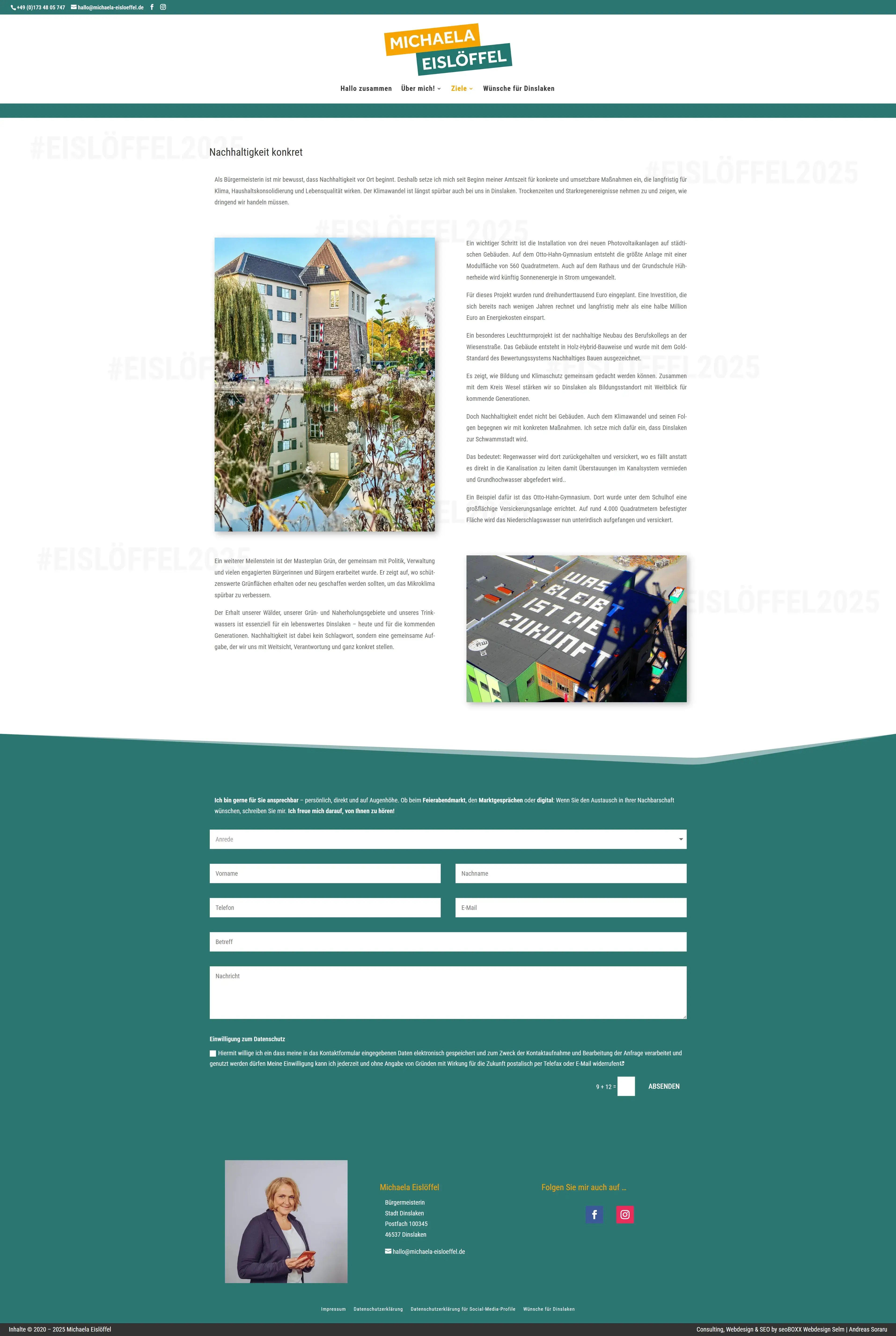 Michaela Eislöffel - Screenshot 9 - Nachhaltigkeit konkret