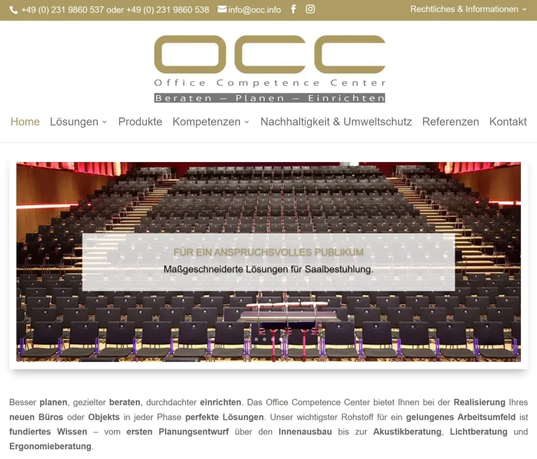 OCC - Office Competence Center - Lünen - Header