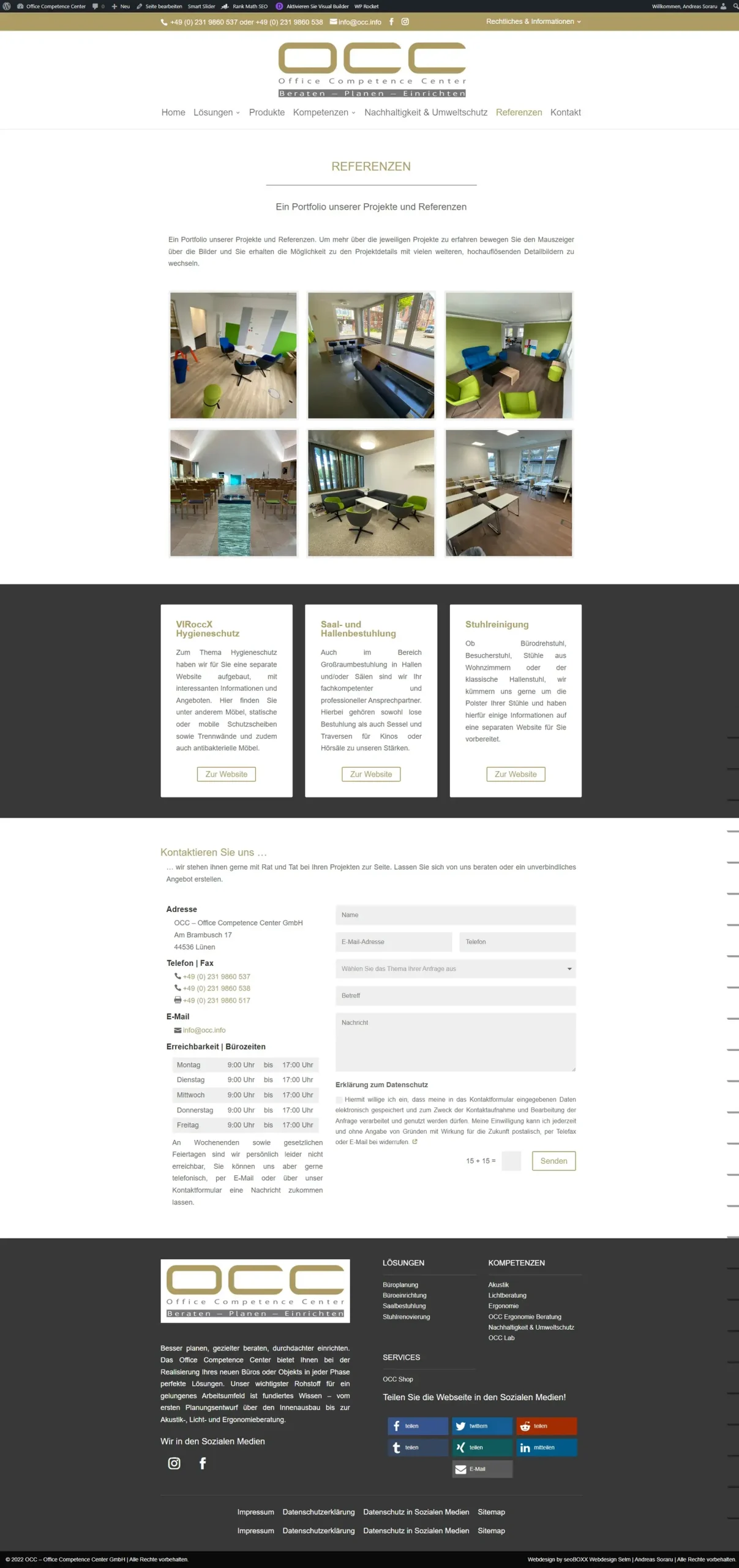 OCC - Office Competence Center - Lünen - Referenzenseite