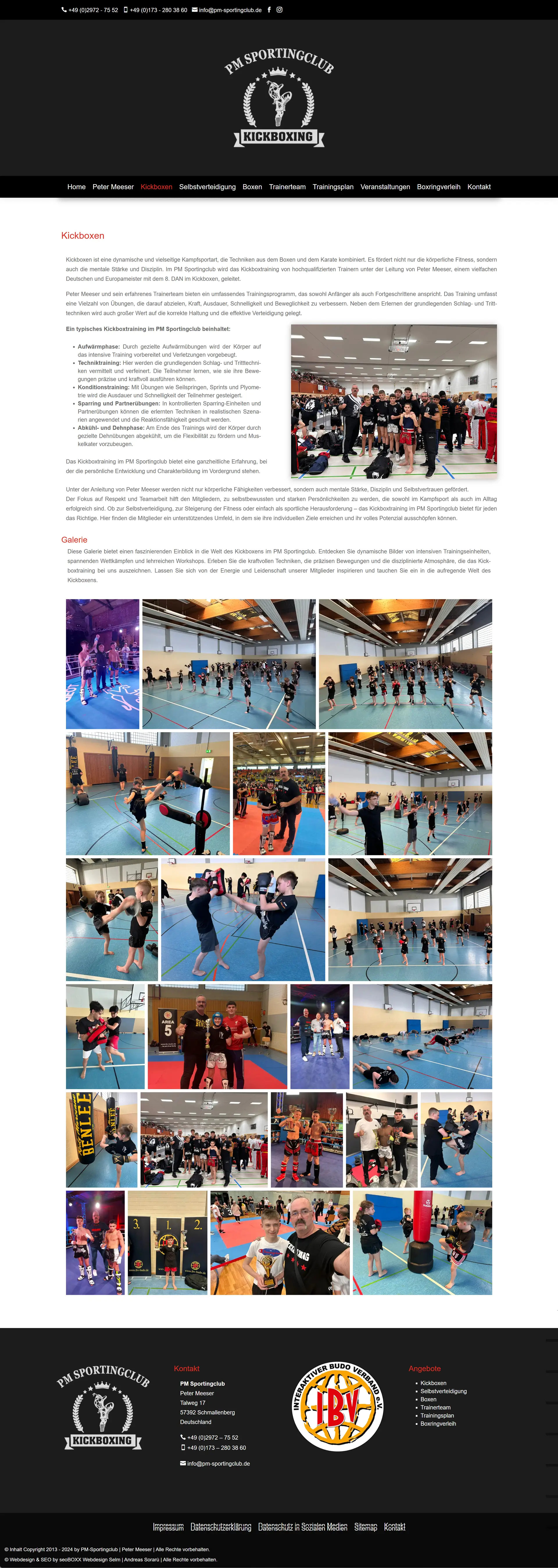 PM-SportingClub - Schmallenberg - Peter Meeser - Kickboxen