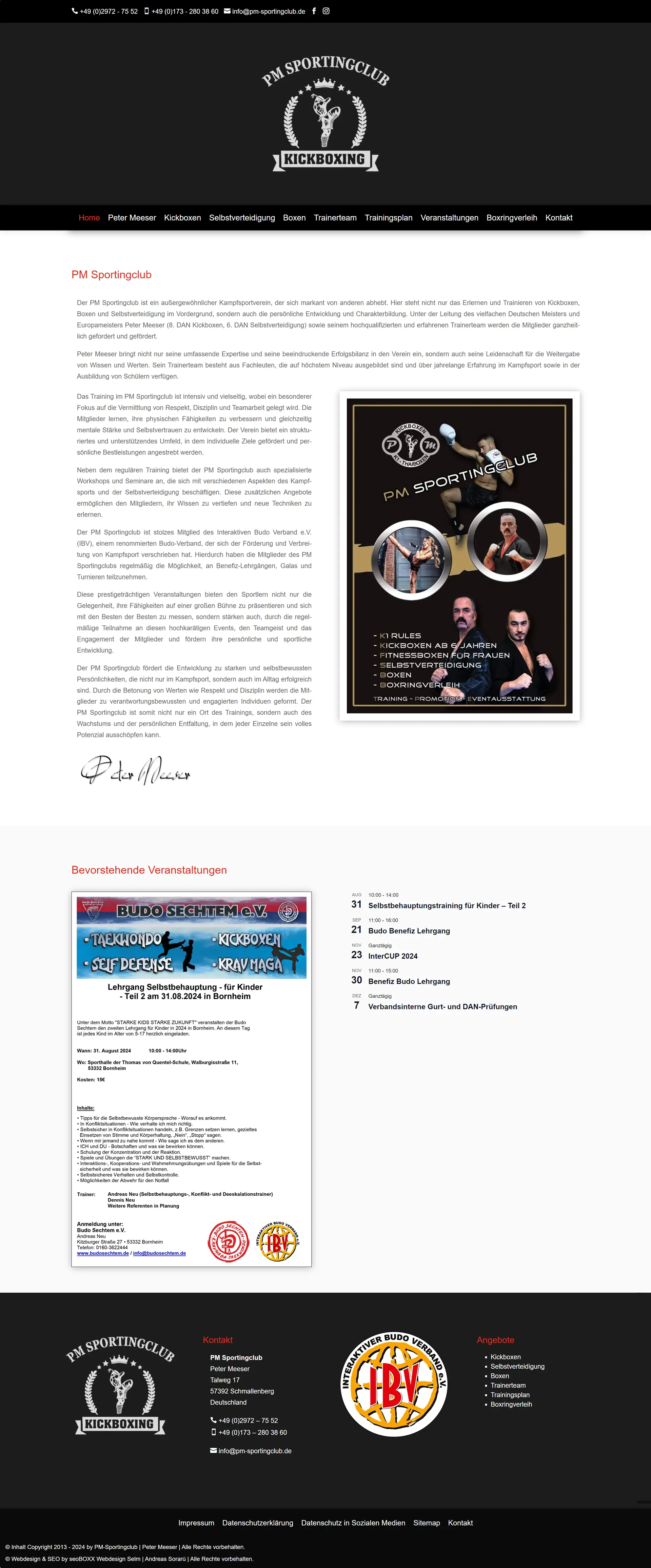 PM-SportingClub - Schmallenberg - Peter Meeser - Startseite